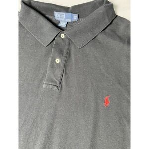 Polo Ralph Lauren Polo Shirt Mens 5XB Black Short Sleeve Red Pony Y2K